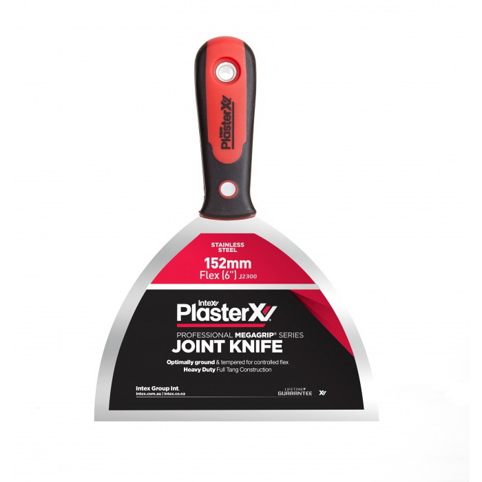 PlasterX MegaGrip Professional 152mm Stainless Steel Flexible Putty Knife PlasterX MegaGrip Professional 152mm Stainless Steel Flexible Putty Knife