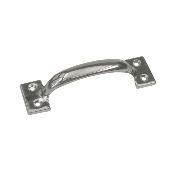 170mm Pull Handle Steel Bright Plated 170mm Pull Handle Steel Bright Plated