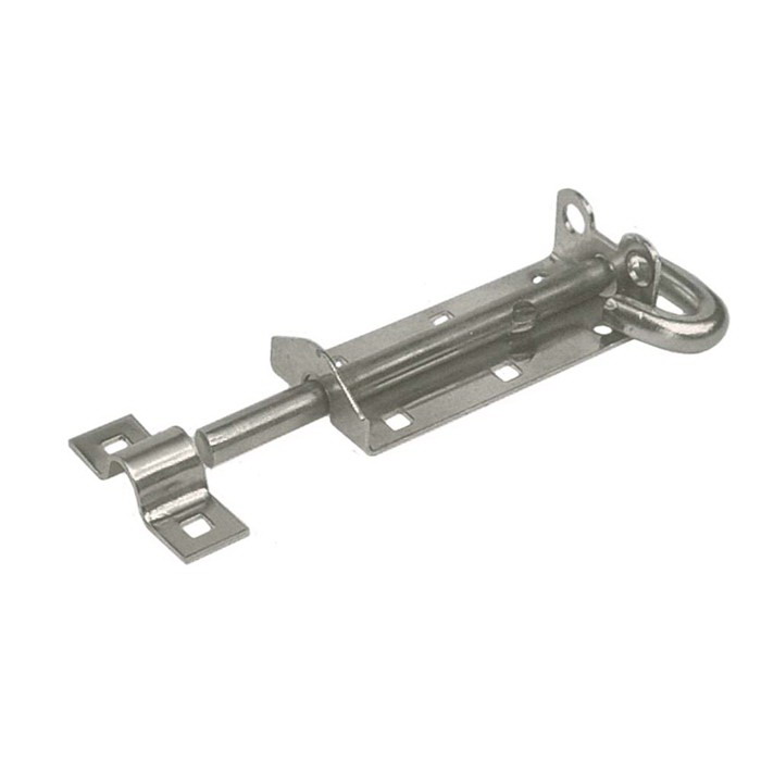100mm Heavy Padbolt Stainless Bright Zinc Plated 100mm Heavy Padbolt Stainless Bright Zinc Plated