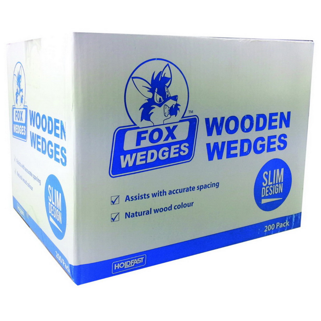 Fox Wooden Wedge 150 x 18 x 13mm 200 box 11505 Fox Wooden Wedge 150 x 18 x 13mm 200 box 11505