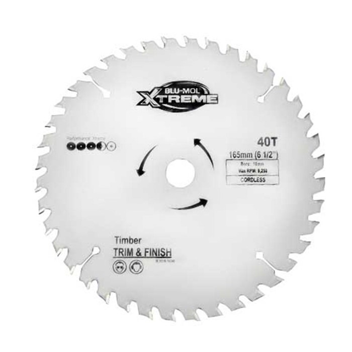 165 x 16mm 40TPI Circular Saw Blade 165 x 16mm 40TPI Circular Saw Blade