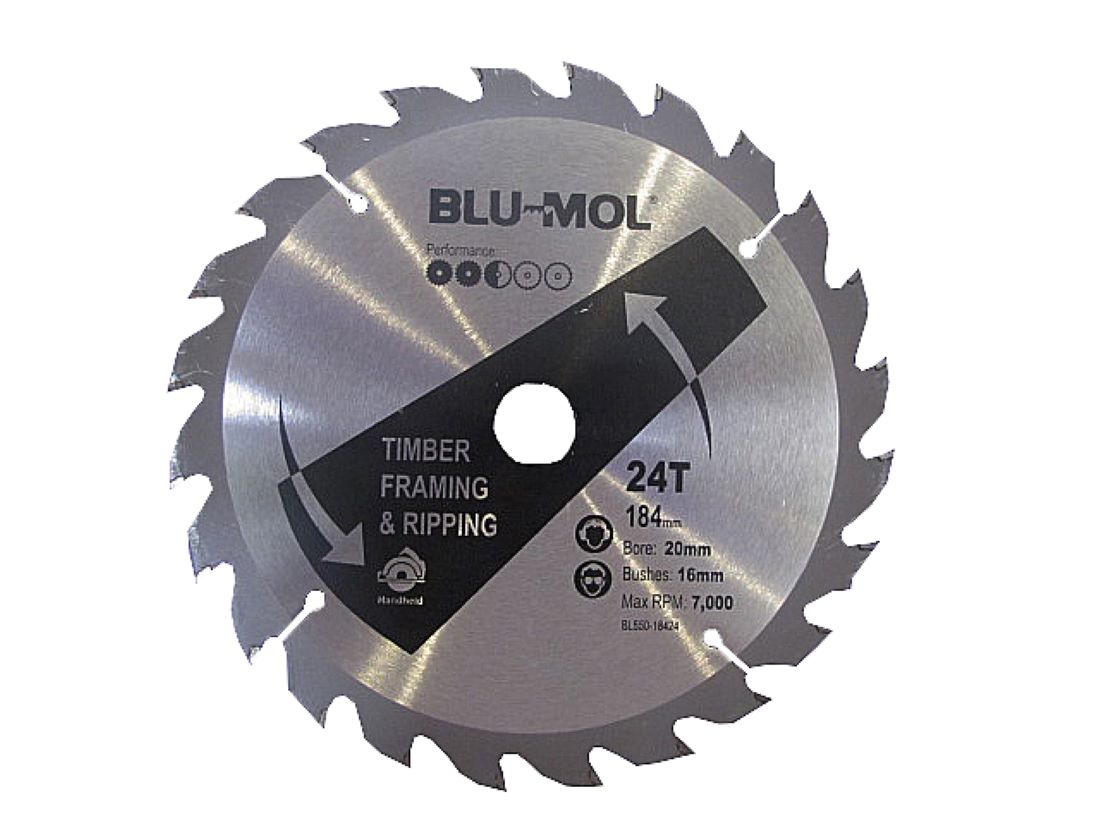 Circular Saw Blade 184mm x 24T Professional Cut BL550-18424 Circular Saw Blade 184mm x 24T Professional Cut BL550-18424