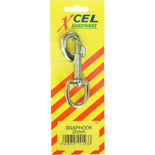 Goodline 225 Snap Hook 20mm Nickel Plated Carded Goodline 225 Snap Hook 20mm Nickel Plated Carded