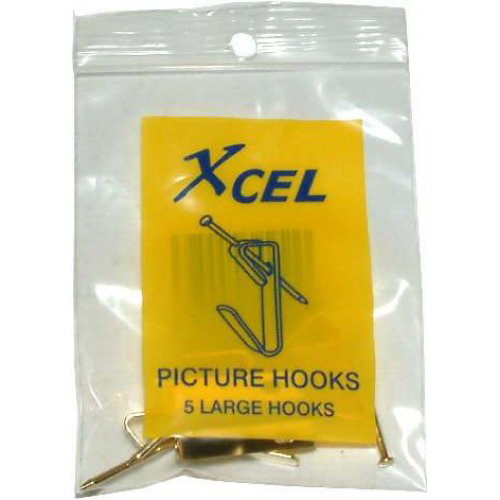Single Picture/Mirror Hook Large 5 Pack Single Picture/Mirror Hook Large 5 Pack