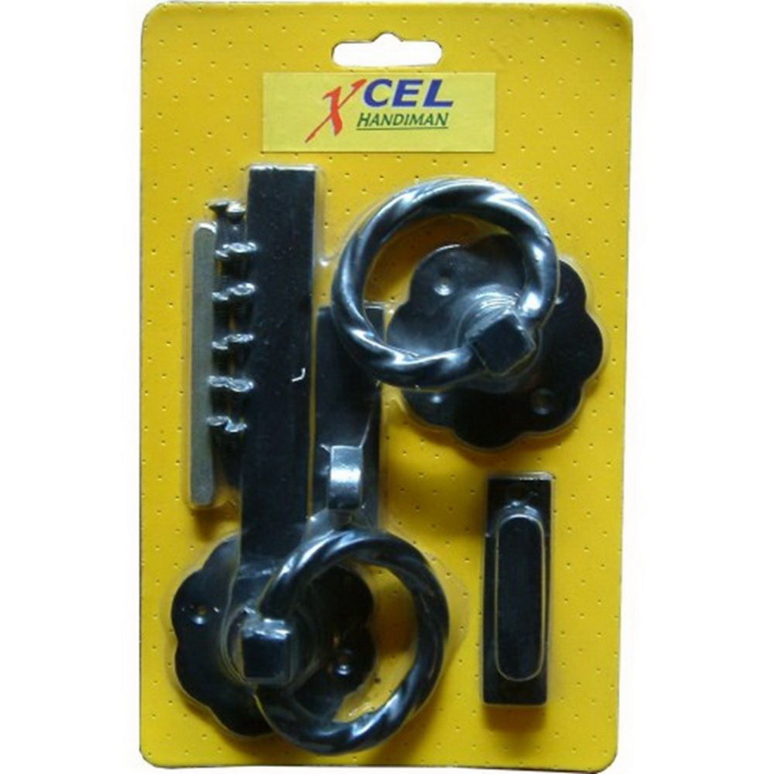 Twisted Gothic Ring Gate Latch Epoxy Black 6in PlaceMakers NZ