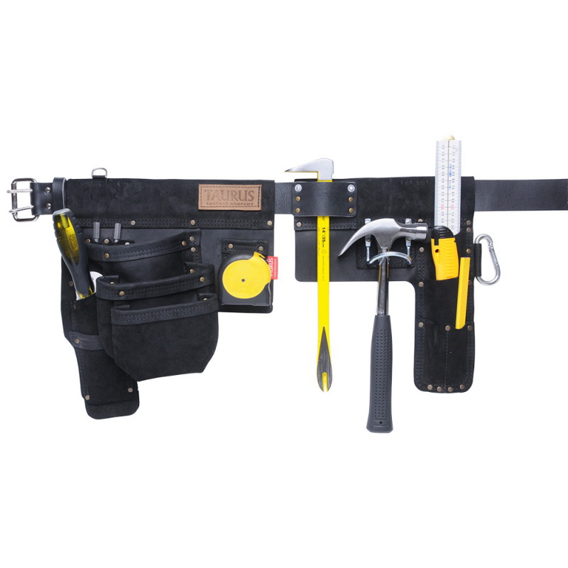 Heavy Duty Hipster Split Leg Apron Left Hand 50mm Leather 4 Pockets TH434L Heavy Duty Hipster Split Leg Apron Left Hand 50mm Leather 4 Pockets TH434L
