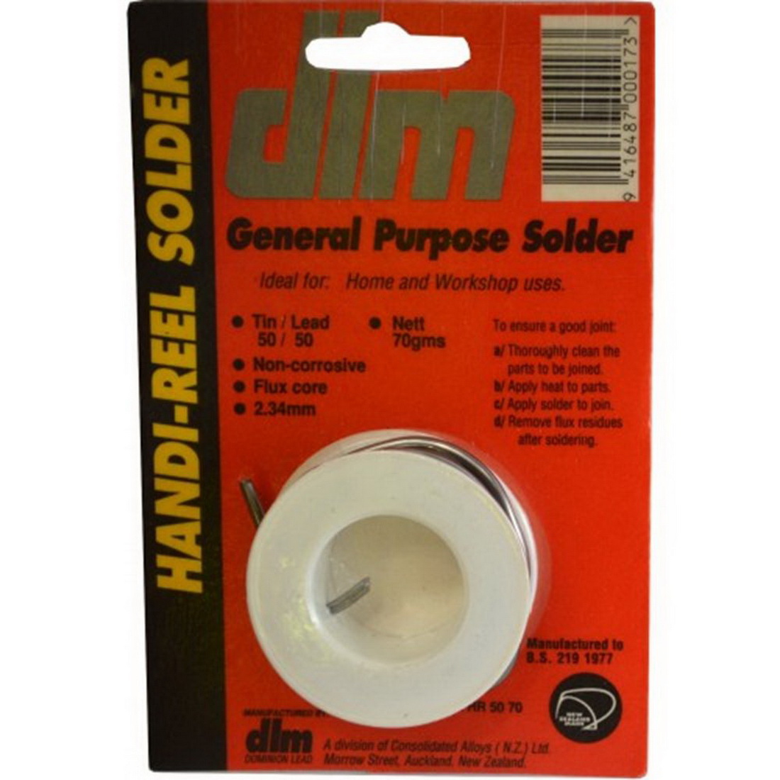 Handiman Range HR50 50/50 Resin Core General Purpose Solder Handiman Range HR50 50/50 Resin Core General Purpose Solder