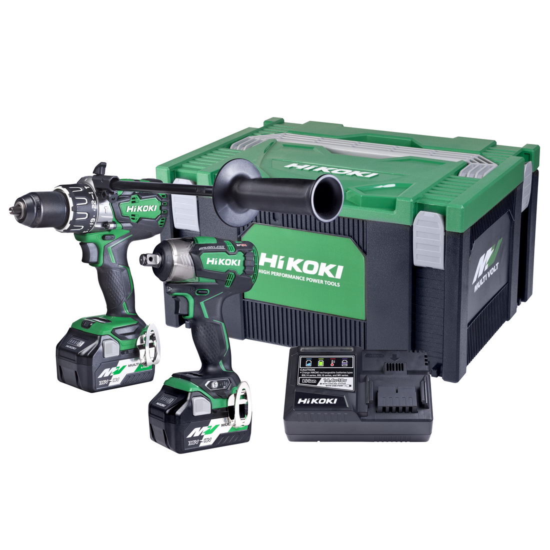 36V Brushless MultiVolt Impact Driver Drill & Impact Wrench Combo Kit