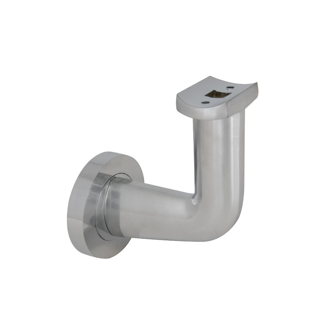 Vulcan Style Stair Rail Bracket Round Satin Chrome 5352-SC Vulcan Style Stair Rail Bracket Round Satin Chrome 5352-SC