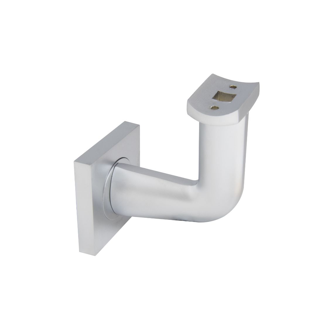 Vulcan Style Stair Rail Bracket Square Matte Chrome 5353-MC Vulcan Style Stair Rail Bracket Square Matte Chrome 5353-MC