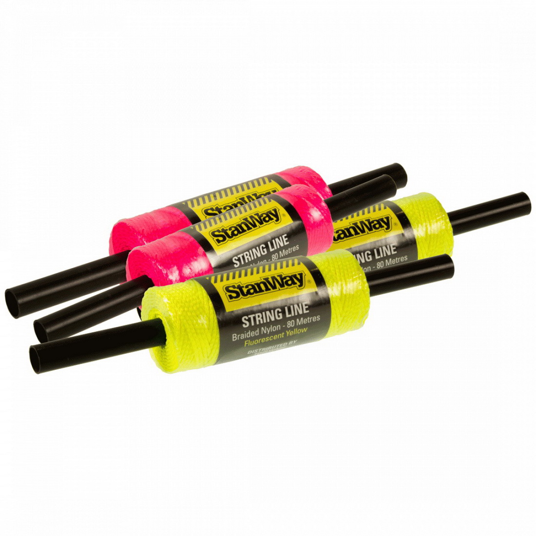 80m String Line Fluorescent Yellow & Pink 80m String Line Fluorescent Yellow & Pink