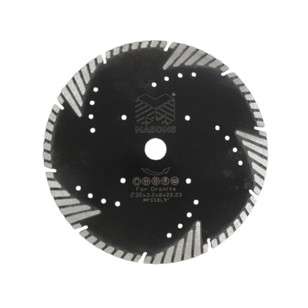 Diamond Blade Segmented Block Blade 9 Inch Black MPSSBL 9