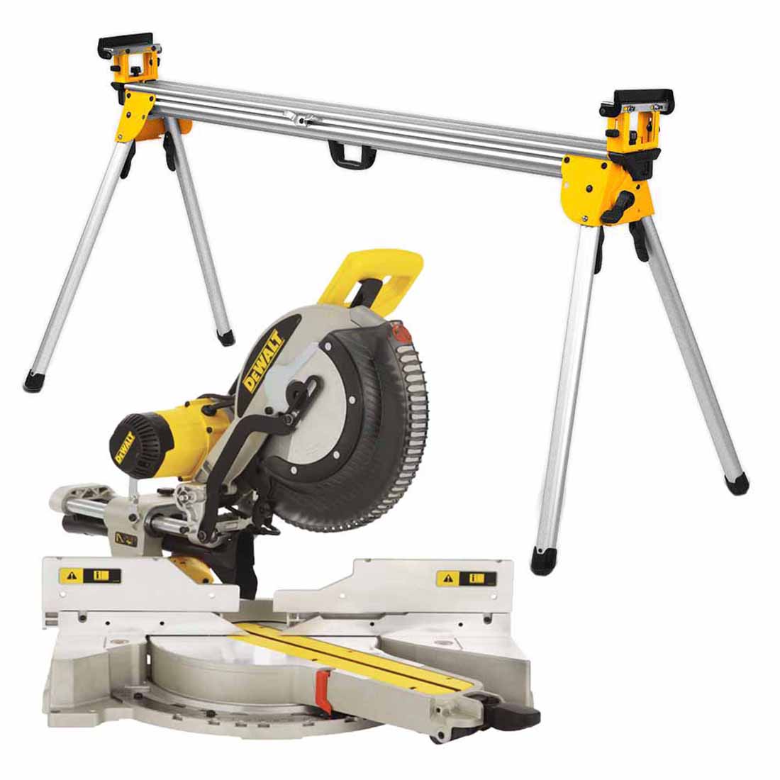 305mm Dual Bevel Slide Compound Mitre Saw & Stand Combo 305mm Dual Bevel Slide Compound Mitre Saw & Stand Combo