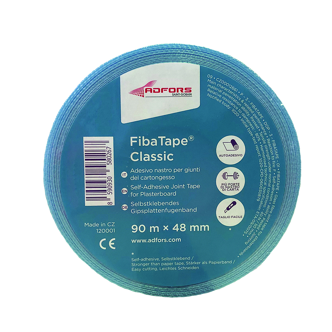 Fiba Tape 90m x 48mm Self-Adhesive Joint Tape Fiba Tape 90m x 48mm Self-Adhesive Joint Tape
