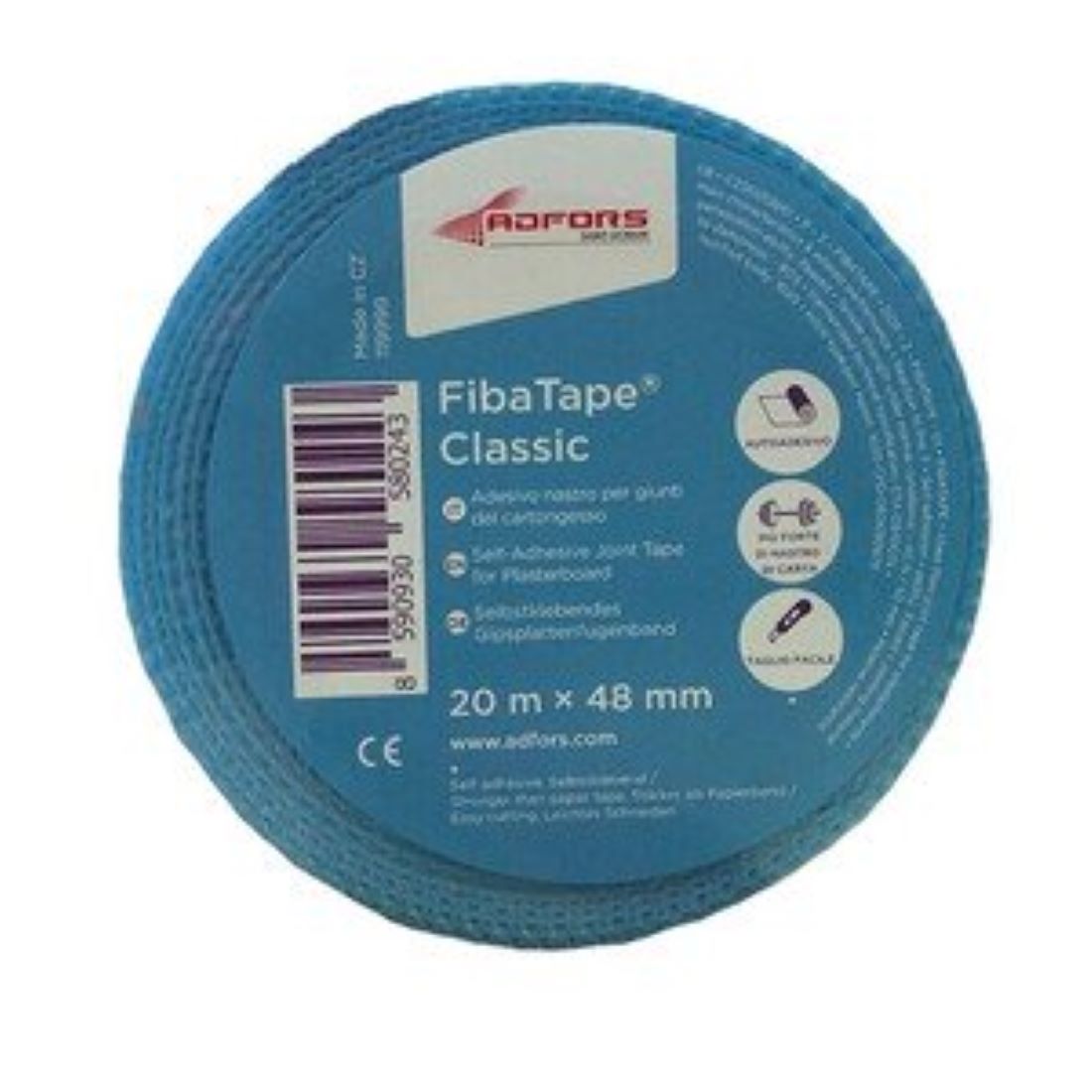 Fiba Tape 20Mx48mm Self-Adhesive Joint Tape Fiba Tape 20Mx48mm Self-Adhesive Joint Tape