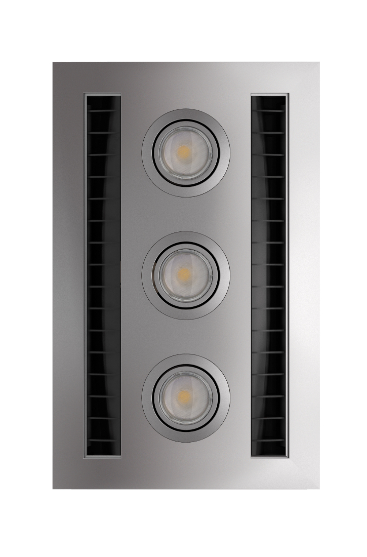 IXL Neo Vent n Lite Bathroom Exhaust Fan Unit Silver IXL Neo Vent n Lite Bathroom Exhaust Fan Unit Silver