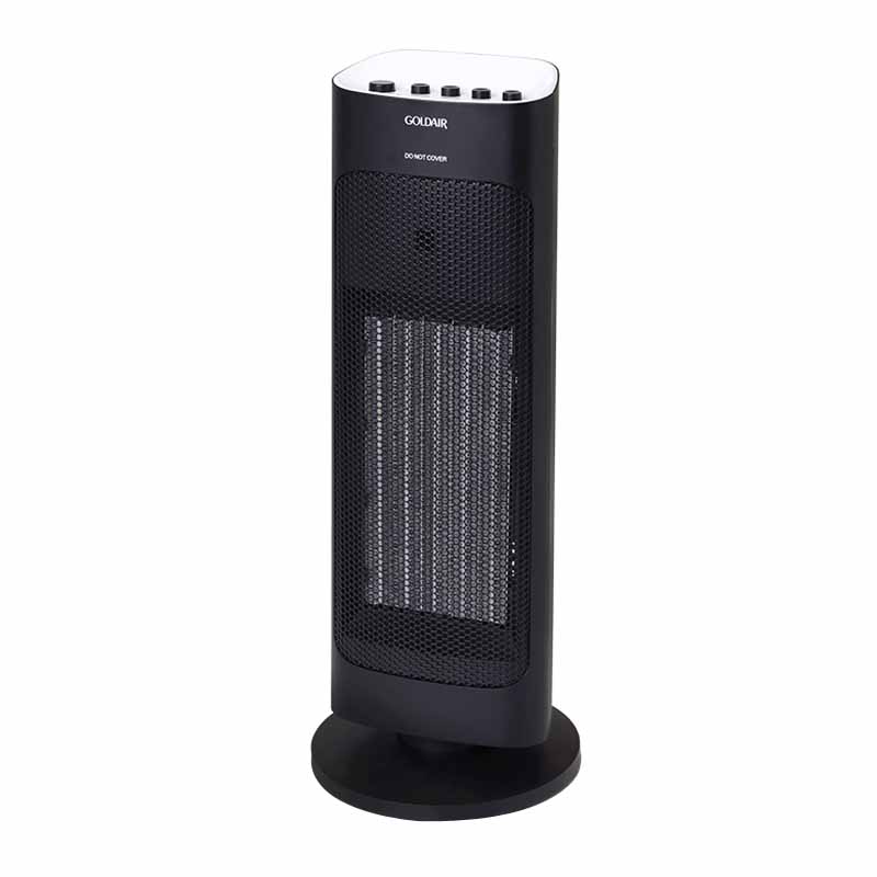 2000W 52cm Ceramic Tower Heater Black 2000W 52cm Ceramic Tower Heater Black