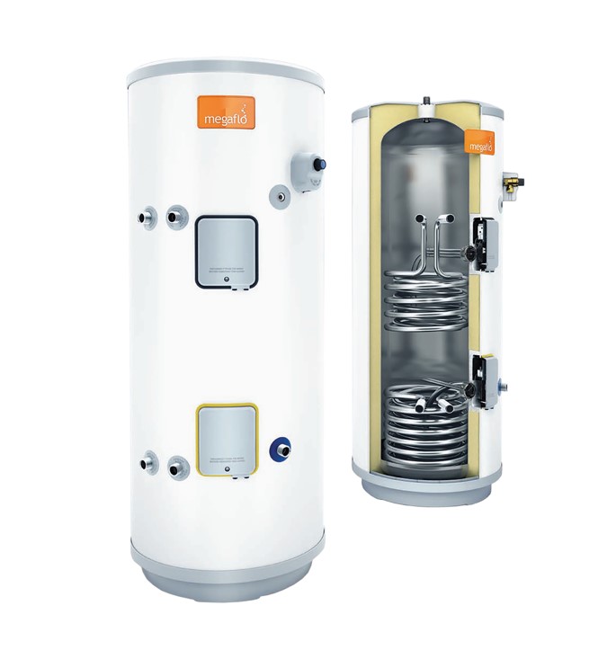 Hot Water Cylinder Twin Coil 300L 552 x 2040mm PlaceMakers NZ