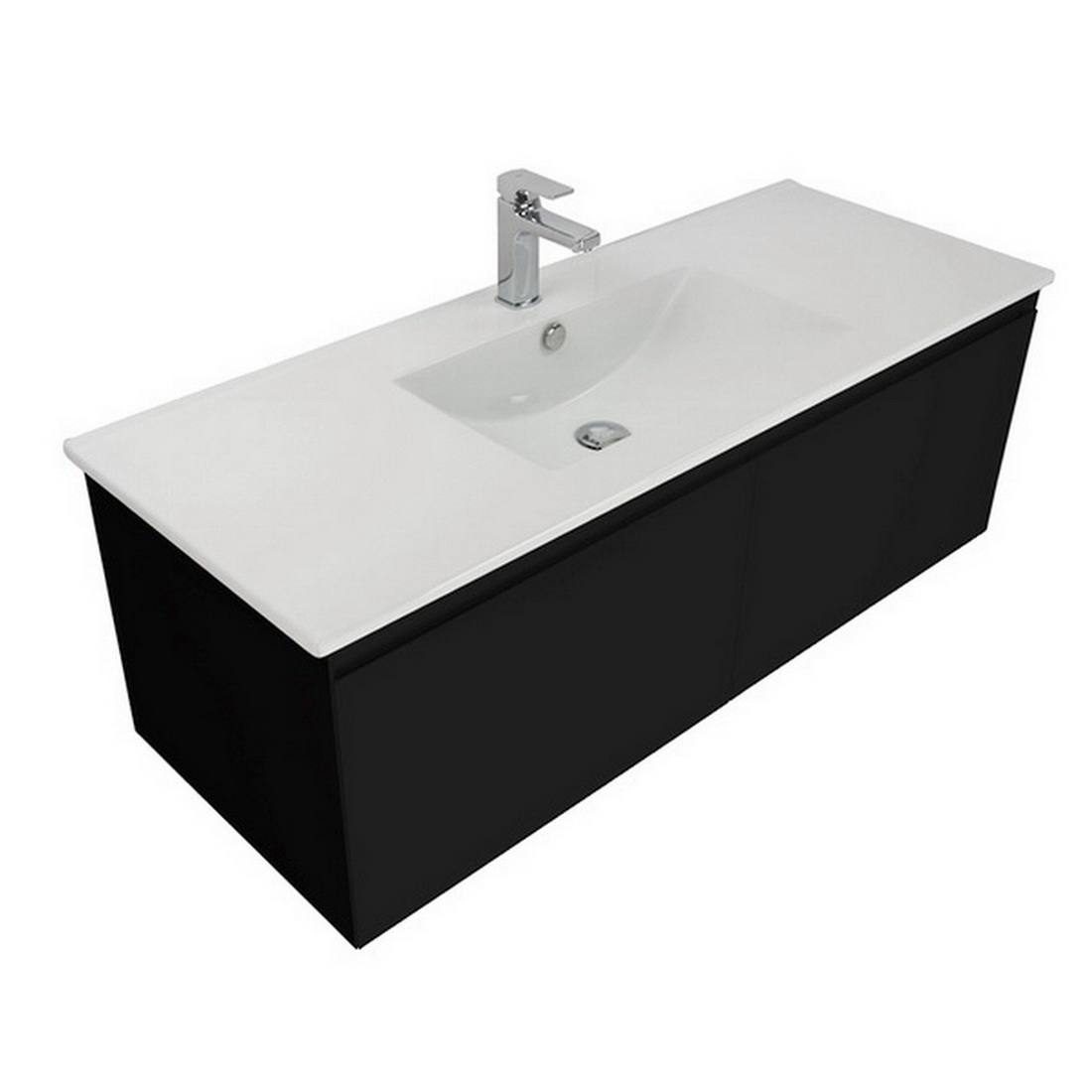 Kolum Wall-Hung Vanity Dark Oak 1200mm 8512 Kolum Wall-Hung Vanity Dark Oak 1200mm 8512