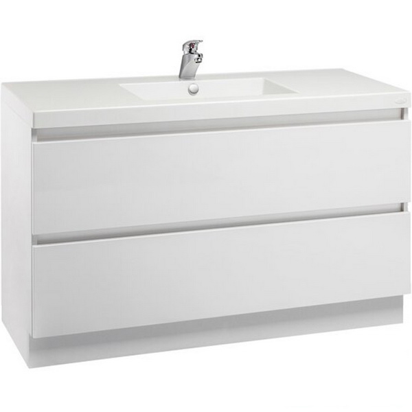 Valencia Floor Standing Vanity High White Gloss 1200mm Valencia Floor Standing Vanity High White Gloss 1200mm