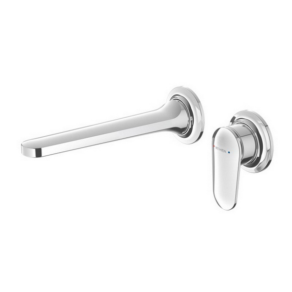 Aio Bath/Basin Mixer 220mm Wall Mount Brass Chrome Plated Aio Bath/Basin Mixer 220mm Wall Mount Brass Chrome Plated