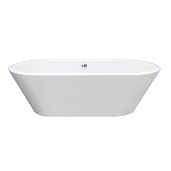 Lusso Freestanding Bath W/Waste & Overflow 540 x 1800mm White Lusso Freestanding Bath W/Waste & Overflow 540 x 1800mm White