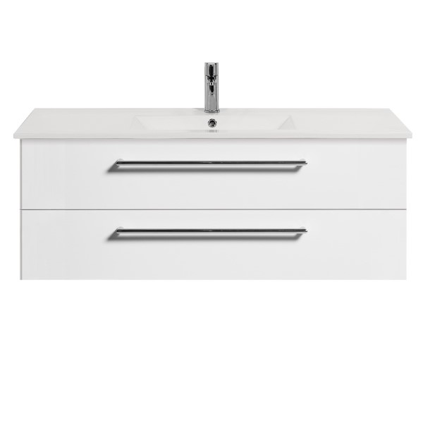 Boston Wall Hung Vanity 2 Drawer 1200mm White Gloss Boston Wall Hung Vanity 2 Drawer 1200mm White Gloss