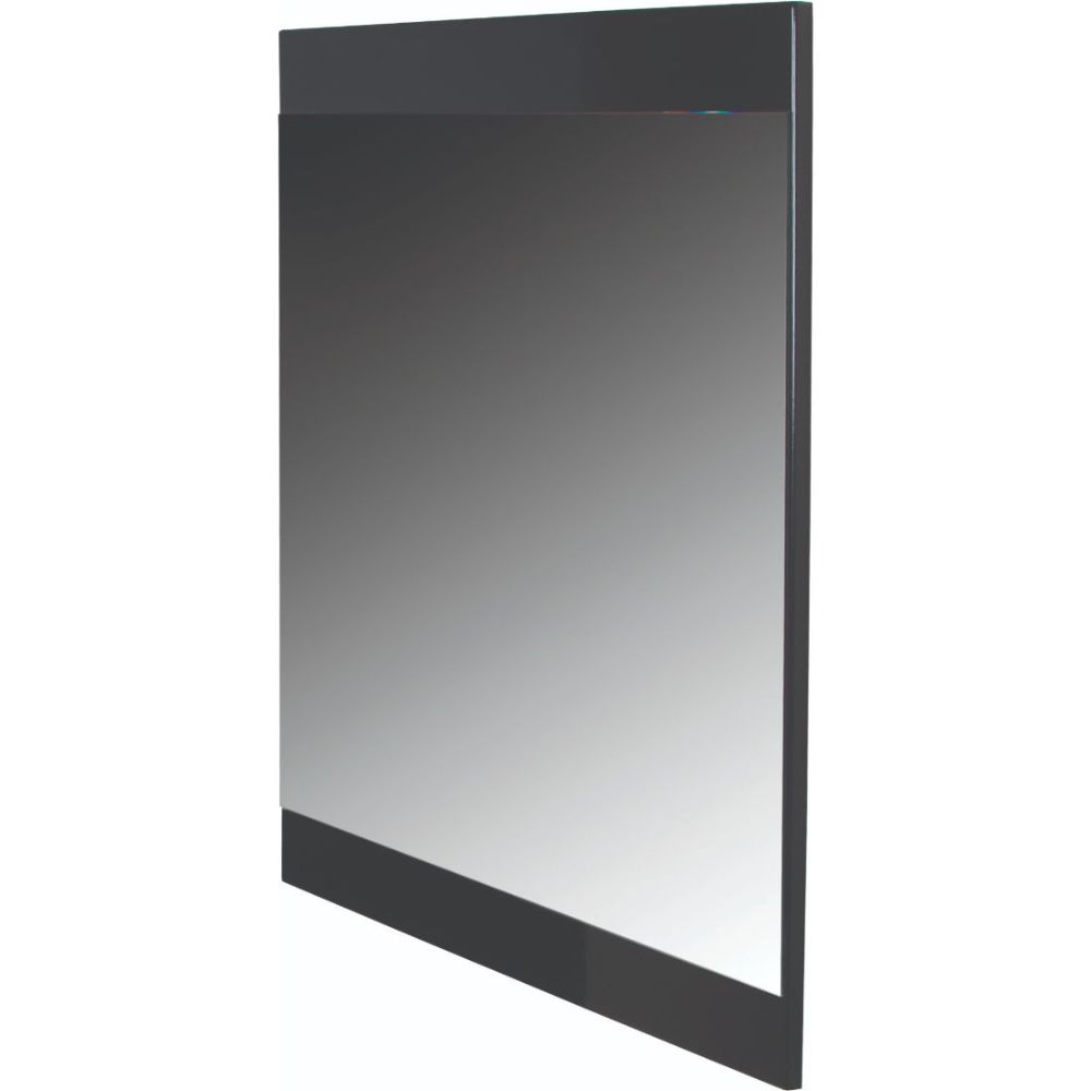 Adesso Urban 600mm Wall Mirror Black Gloss Adesso Urban 600mm Wall Mirror Black Gloss