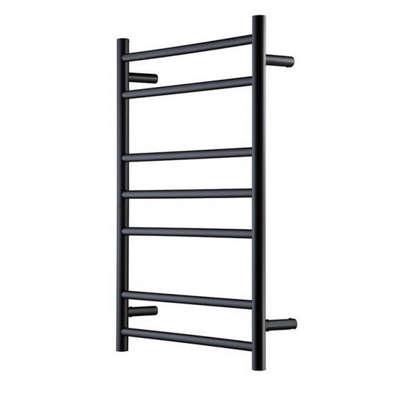 Genesis Nero Heated Round Towel Warmer 825 x 600mm Matte Black Genesis Nero Heated Round Towel Warmer 825 x 600mm Matte Black