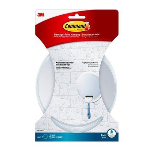 Fog Resistant Mirror Plastic Frosted 1 Mirror, 2 Strips 70006924800 Fog Resistant Mirror Plastic Frosted 1 Mirror, 2 Strips 70006924800