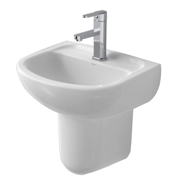Faun Round Wall Basin White 8L 450 x 350mm Faun Round Wall Basin White 8L 450 x 350mm