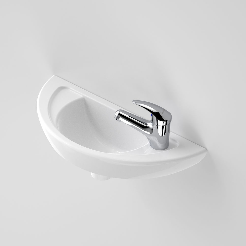 Compact Wall Basin 1 Tap Hole 635115W Compact Wall Basin 1 Tap Hole 635115W