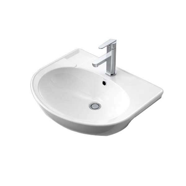 Laser Semi Recessed Basin 656215W Laser Semi Recessed Basin 656215W
