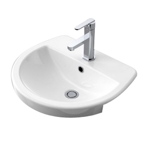 Cosmo Round Recessed Basin White 500 x 440mm Cosmo Round Recessed Basin White 500 x 440mm