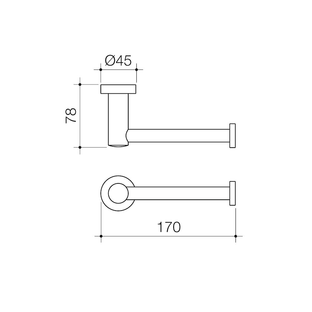 Cosmo Toilet Roll Holder Chrome 303128C