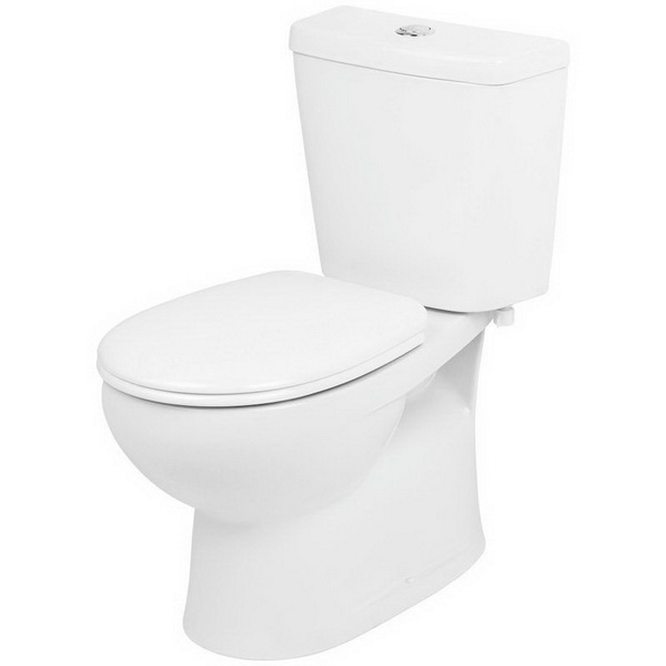 Venecia Close Coupled Toilet Suite 4.5/3L 367 x 665 x 755mm S Trap Vitreous China White W45106W Venecia Close Coupled Toilet Suite 4.5/3L 367 x 665 x 755mm S Trap Vitreous China White W45106W