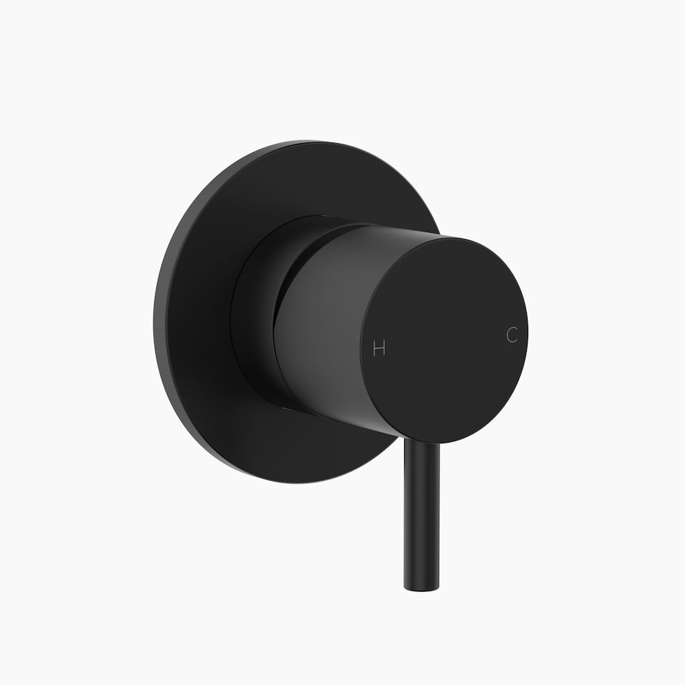 Round Pin Wall Mixer Matte Black CL10027.B Round Pin Wall Mixer Matte Black CL10027.B