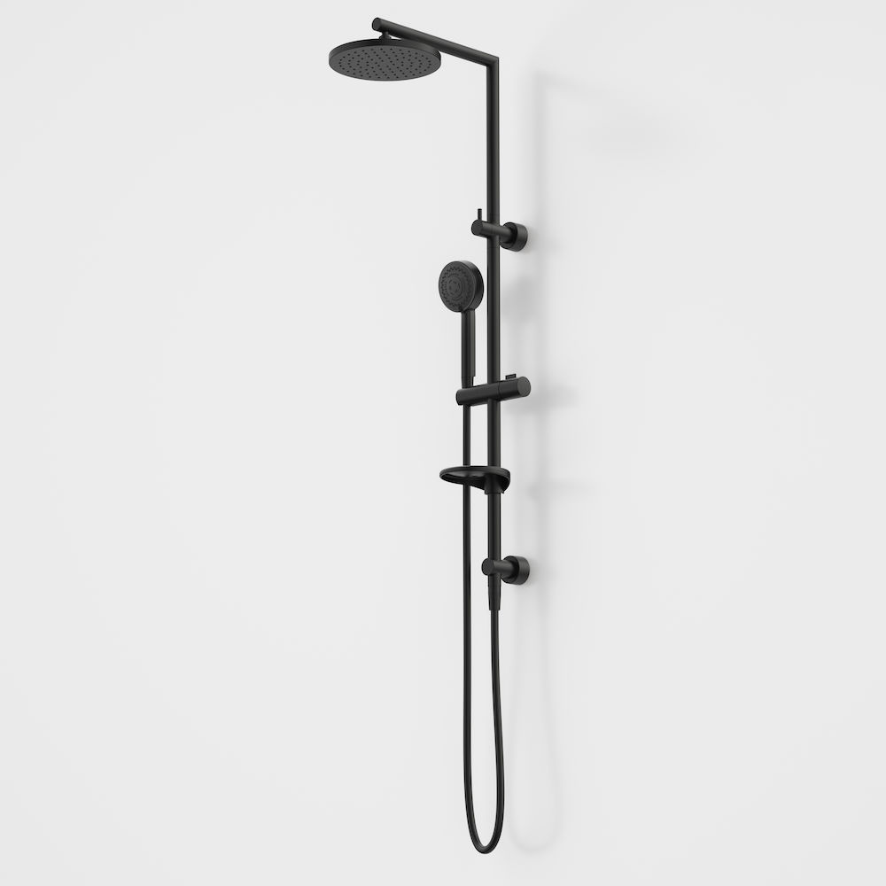 Liano Nexus Multifunction Rail Shower with Overhead Black 91056B3A Liano Nexus Multifunction Rail Shower with Overhead Black 91056B3A