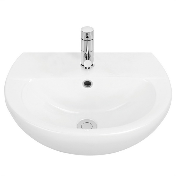 Venecia 450 Series Round Wall Basin White 3.95L 198 x 390 x 500mm Venecia 450 Series Round Wall Basin White 3.95L 198 x 390 x 500mm