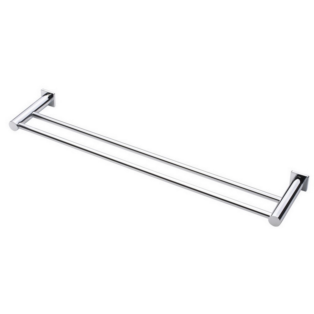 Dario Double Towel Rail 22 x 600 x 135mm Chrome Plated Dario Double Towel Rail 22 x 600 x 135mm Chrome Plated