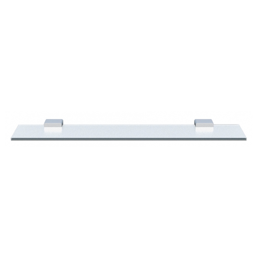 Studio 1 Shelf 600 x 112 x 25mm Glass Chrome STGS Studio 1 Shelf 600 x 112 x 25mm Glass Chrome STGS