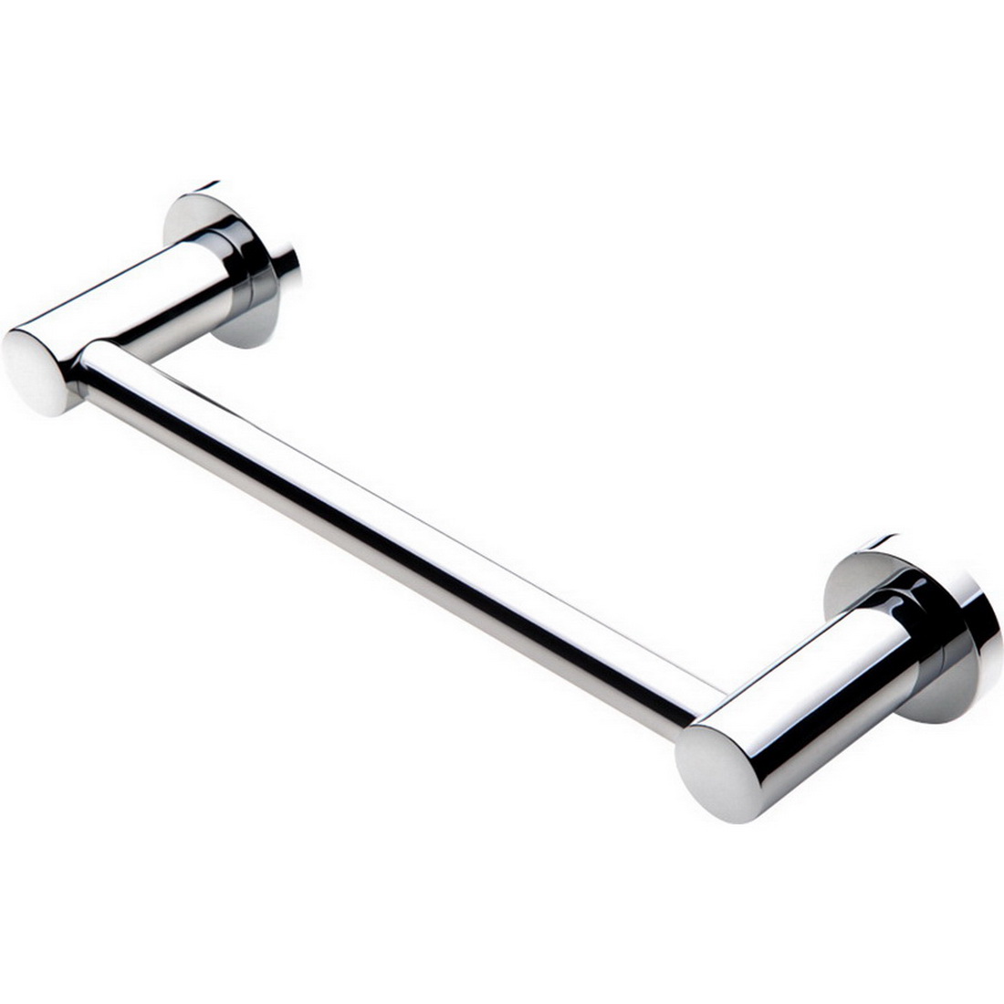 Centro Single Towel Rail 43 x 600 x 73mm Zinc Steel Centro Single Towel Rail 43 x 600 x 73mm Zinc Steel