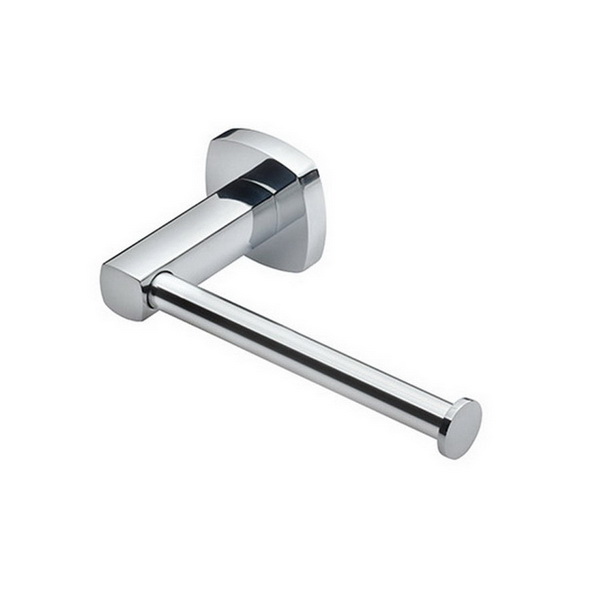 Veloso Straight Arm Fixed Toilet Roll Holder Chrome Plated Veloso Straight Arm Fixed Toilet Roll Holder Chrome Plated