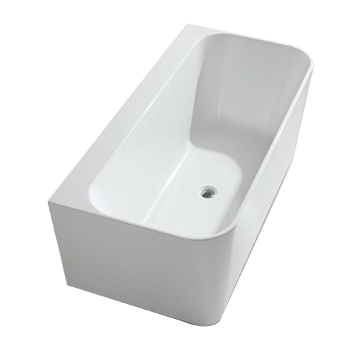 Left Hand Back to Wall Bath 580 x 1600 x 750mm White BFCO05WH16L Left Hand Back to Wall Bath 580 x 1600 x 750mm White BFCO05WH16L
