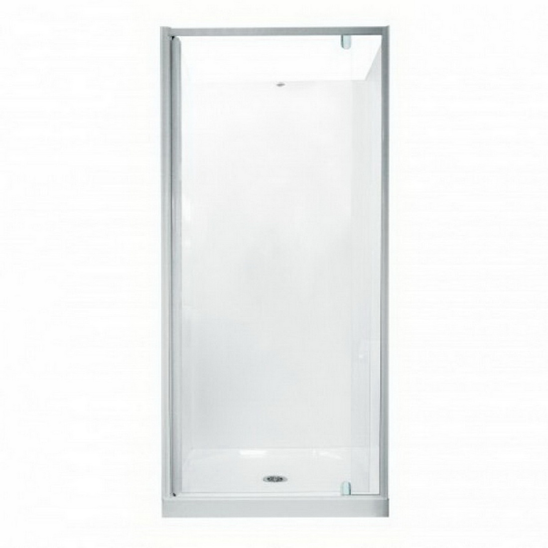 Trombone 840mm Shower Door White Trombone 840mm Shower Door White