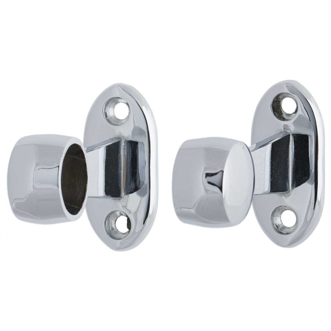 Towel Rail End Bracket Chrome For 19mm Tube 024CP19TBP PlaceMakers NZ