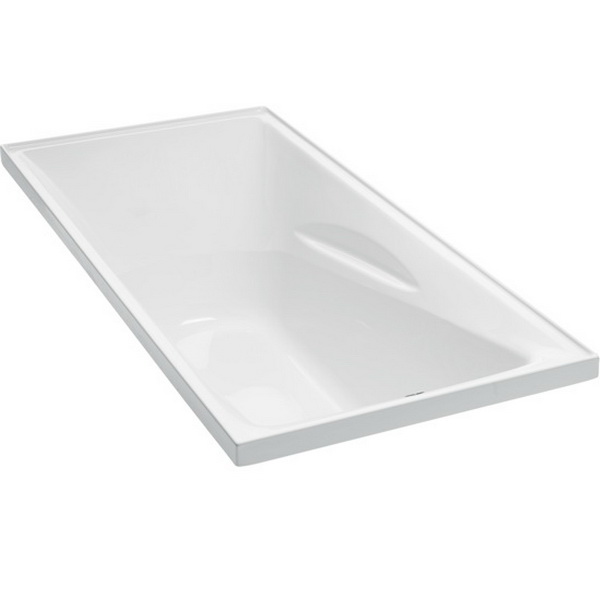 Studio II Rectangular Bath 1670 x 760mm White Studio II Rectangular Bath 1670 x 760mm White