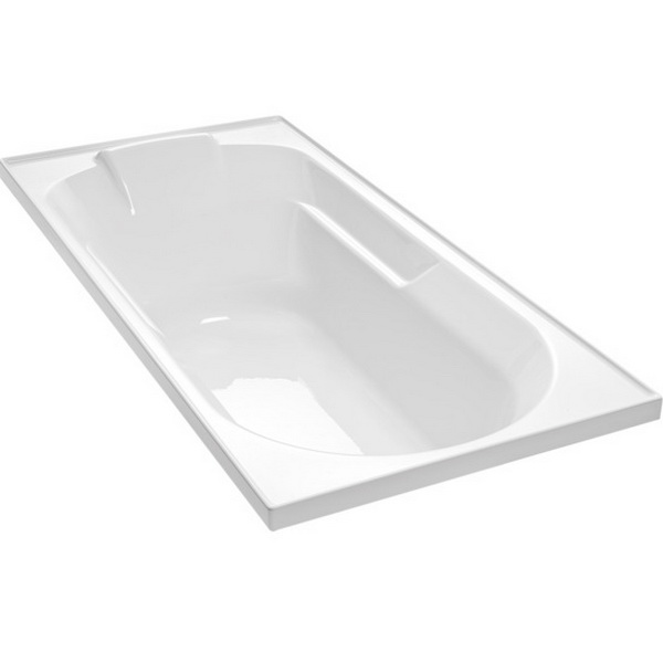 Sorrento Ii Rectangular Bath 1670 x 760mm White Sorrento Ii Rectangular Bath 1670 x 760mm White