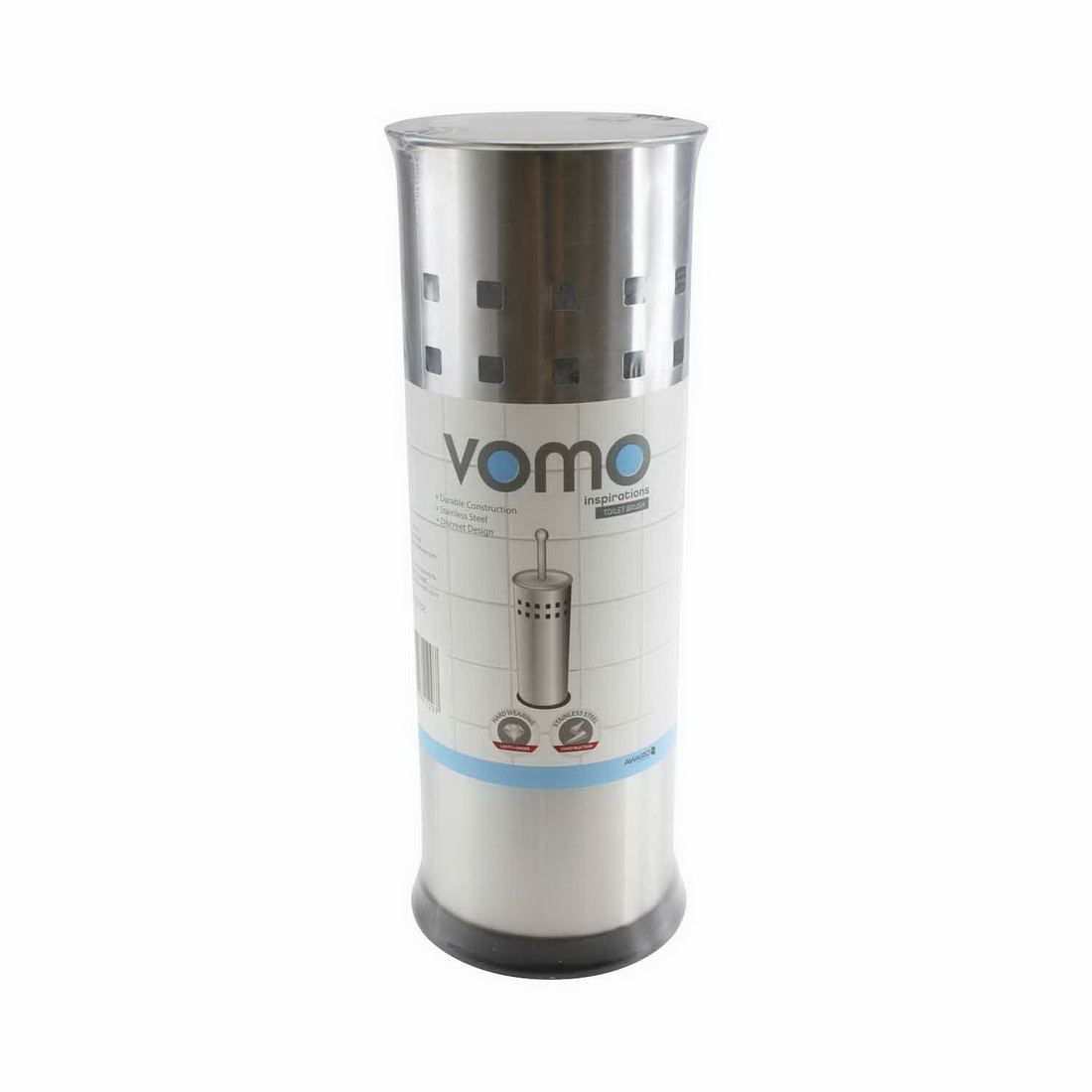 Vomo Inspirations Toilet Brush Holder Stainless Steel Vomo Inspirations Toilet Brush Holder Stainless Steel