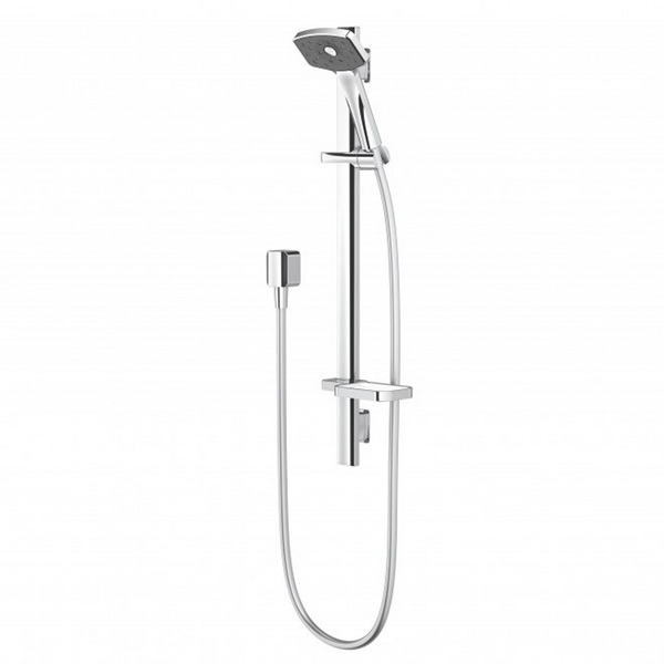 Waipori Satinjet Rail Shower Chrome/Graphite Slide Waipori Satinjet Rail Shower Chrome/Graphite Slide